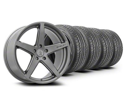 19x9.5 Shelby SB201 Wheel & Pirelli All-Season P Zero Nero Tire Package (15-23 Mustang GT, EcoBoost, V6)