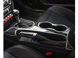 Shifter Plate with Stainless Trim; Carbon Fiber (15-23 Mustang, Excluding GT500)