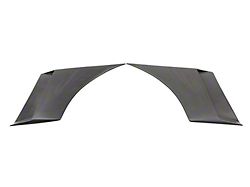 Side Scoops; Black (05-09 Mustang)