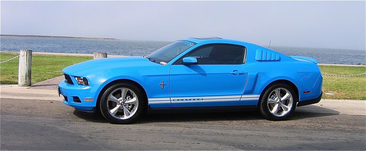 Painted Side Scoops for Ford Mustang 2010 2011 2012 2013 Any Color New