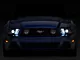 Signature Series Sequential Light Bar Projector Headlights; Black Housing; Clear Lens (13-14 Mustang w/ Factory HID Headlights)