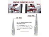 Spline Spike Chrome Lug Nut Kit; 1/2-Inch; Set of 20 (94-14 Mustang)