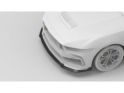 NYTOP Splitter Extension; Gloss Carbon (24-25 Mustang GT, EcoBoost)