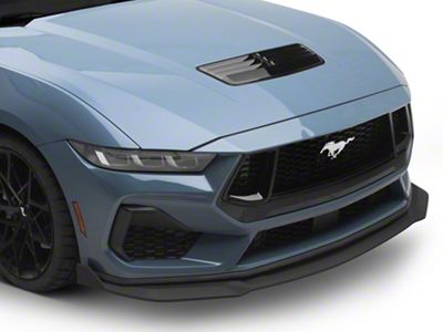 NYTOP Splitter Extension; Matte Black Polyurethane (2024 Mustang GT, EcoBoost)