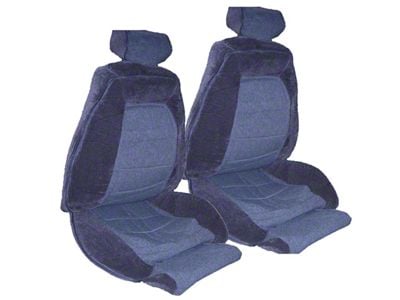 Sport Front Bucket and Rear Bench Seat Upholstery Kit; Vinyl (83-86 Mustang Convertible)