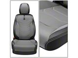 Sport Series Front Seat Covers; Gray/Black (Universal; Some Adaptation May Be Required)