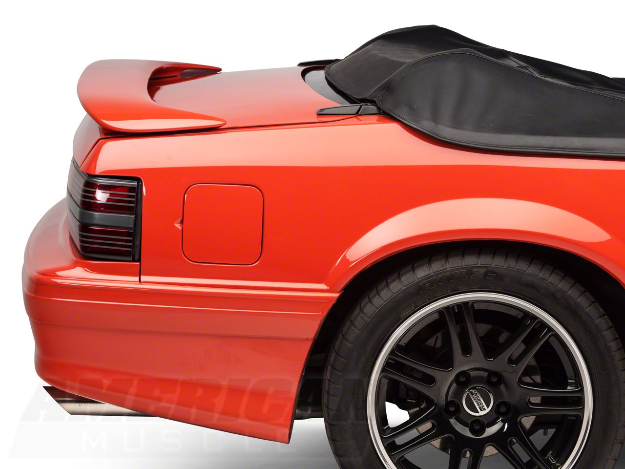 SpeedForm Mustang Sport Wing Spoiler; Unpainted 94414 (79-93