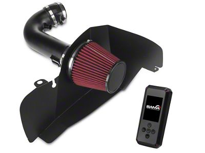 SR Performance Black Cold Air Intake and BAMA Rev-X Tuner (15-17 Mustang GT)