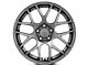 Staggered AMR Dark Stainless 4-Wheel Kit; 18x9/10 (10-14 Mustang, Excluding 13-14 GT500)