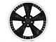 Staggered Bullitt Motorsport Black Wheel and Falken Azenis FK510 Performance Tire Kit; 20x8.5/10 (05-10 Mustang GT; 05-14 Mustang V6)