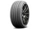 Staggered Bullitt Solid Gloss Black Wheel and Falken Azenis FK510 Performance Tire Kit; 18x9/10 (99-04 Mustang)