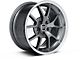 Staggered FR500 Style Anthracite Wheel and Falken Azenis FK510 Performance Tire Kit; 18x9/10 (99-04 Mustang)