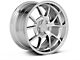 Staggered FR500 Style Chrome Wheel and Falken Azenis FK510 Performance Tire Kit; 18x9/10 (94-98 Mustang)