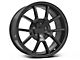 Staggered FR500 Style Gloss Black Wheel and Falken Azenis FK510 Performance Tire Kit; 18x9/10 (99-04 Mustang)