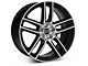 Staggered Laguna Seca Style Black Machined Wheel and Toyo Extensa High Performance II A/S Tire Kit; 19x9/10 (05-14 Mustang)