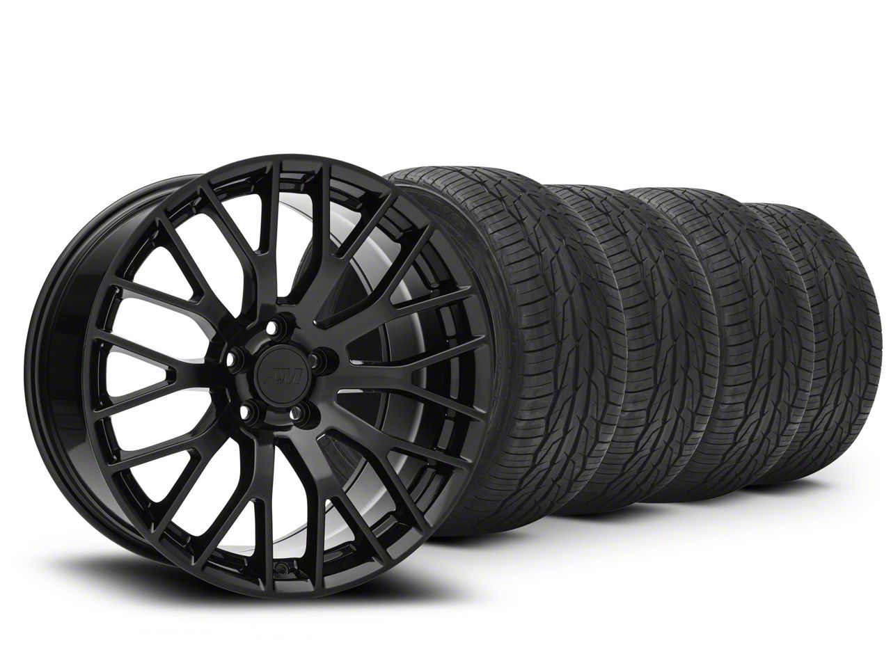 Mustang 19x9.5 RTR Tech 5 Wheel & Mickey Thompson Street