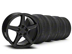 19x8.5 Saleen Style Wheel & Toyo All-Season Extensa HP II Tire Package (05-14 Mustang GT w/o Performance Pack, V6)