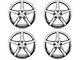 Staggered Saleen Style Chrome 4-Wheel Kit; 18x9/10 (99-04 Mustang)