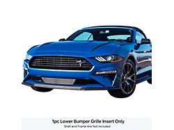 Stainless Steel Billet Lower Bumper Grille Overlay; Polished (18-23 Mustang GT, EcoBoost)