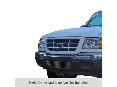 Stainless Steel Billet Upper Grille; Black (99-04 Mustang, Excluding Cobra)