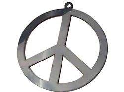 Stainless Steel Emblem; Peace (Universal; Some Adaptation May Be Required)