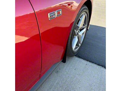 Standard Rock Guards; Front Only (2024 Mustang GT, EcoBoost)