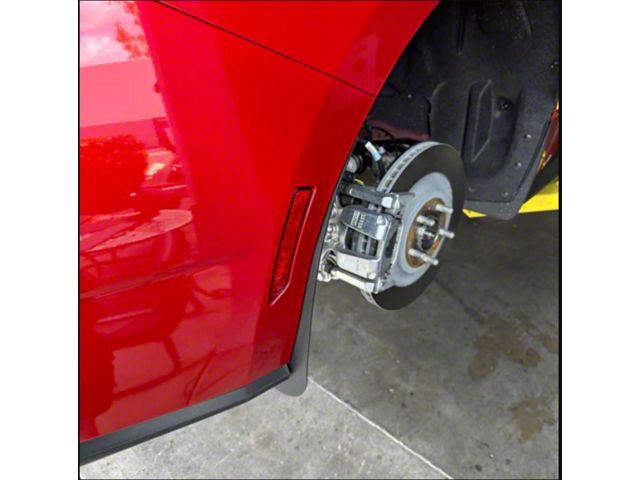 Standard Rock Guards; Rear Only (2024 Mustang)