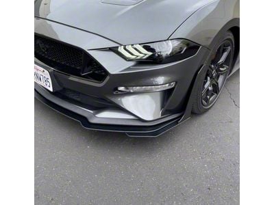 Standard Splitter Extension with GT500 Winglet Extensions (18-23 Mustang GT & EcoBoost w/o Performance Pack)