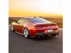 Stealth Diffuser; Full 3-Piece (2024 Mustang GT & EcoBoost w/ Active Exhaust)