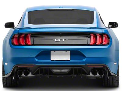 Stealth Diffuser; Full 3-Piece; Black (18-23 Mustang GT)