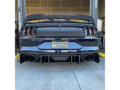 Stealth Diffuser; Main Center (18-23 Mustang GT)