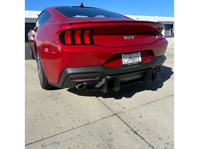 Stealth Diffuser; Main Center (2024 Mustang GT w/o Active Exhaust, EcoBoost w/o Active Exhaust