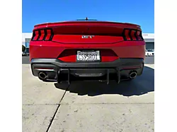 Stealth Diffuser; Main Center; Black (2024 Mustang GT w/o Active Exhaust, EcoBoost w/o Active Exhaust