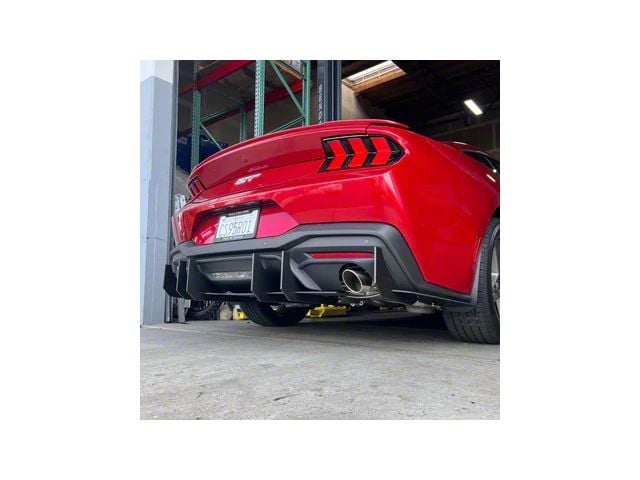 Stealth Diffuser Side Extensions (2024 Mustang GT w/o Active Exhaust, EcoBoost w/o Active Exhaust