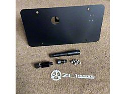 Stealth License Plate Holder with Shaft (24-25 Mustang GT w/ Performance Pack, Dark Horse)