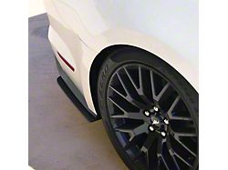 Stealth Rear Extensions; Matte Black (18-23 Mustang GT w/ Performance Pack)