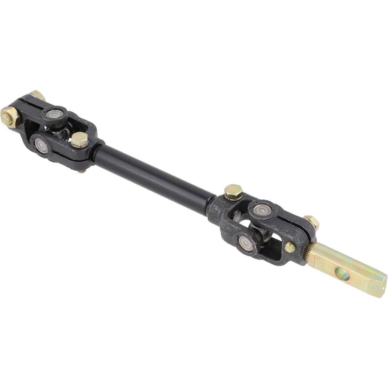 Mustang Steering Shaft Kit for Manual Steering; Black (79-93