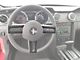 Steering Wheel Accent Trim; Domed Carbon Fiber (05-09 Mustang GT, V6)