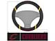 Steering Wheel Cover with Cleveland Cavaliers Logo; Black (Universal; Some Adaptation May Be Required)