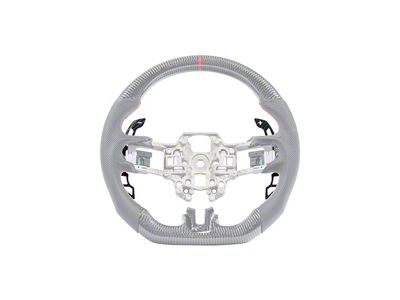 Steering Wheel Magnetic Paddle Shifters; Carbon Fiber (24-26 Mustang)