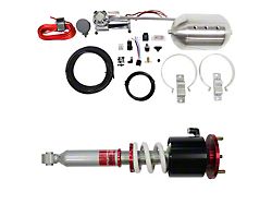 StreetPlus Coil-Over Kit with Front Air Cups and Silver Control System (94-04 Mustang GT, V6)