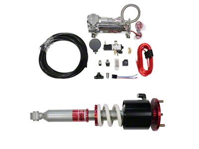 StreetPlus Coil-Over Kit with Front Air Cups and Gold Tankless Control System (94-04 Mustang GT, V6)