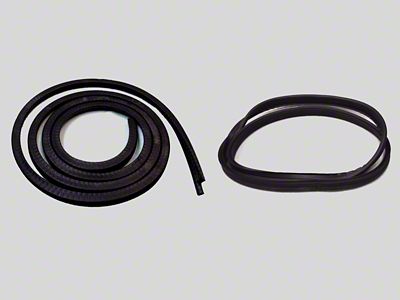 Sunroof Weatherstrip; On Glass and On Body (79-93 Mustang Coupe)