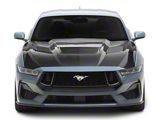 Super Snake Style Hood; Carbon Fiber (24-26 Mustang)
