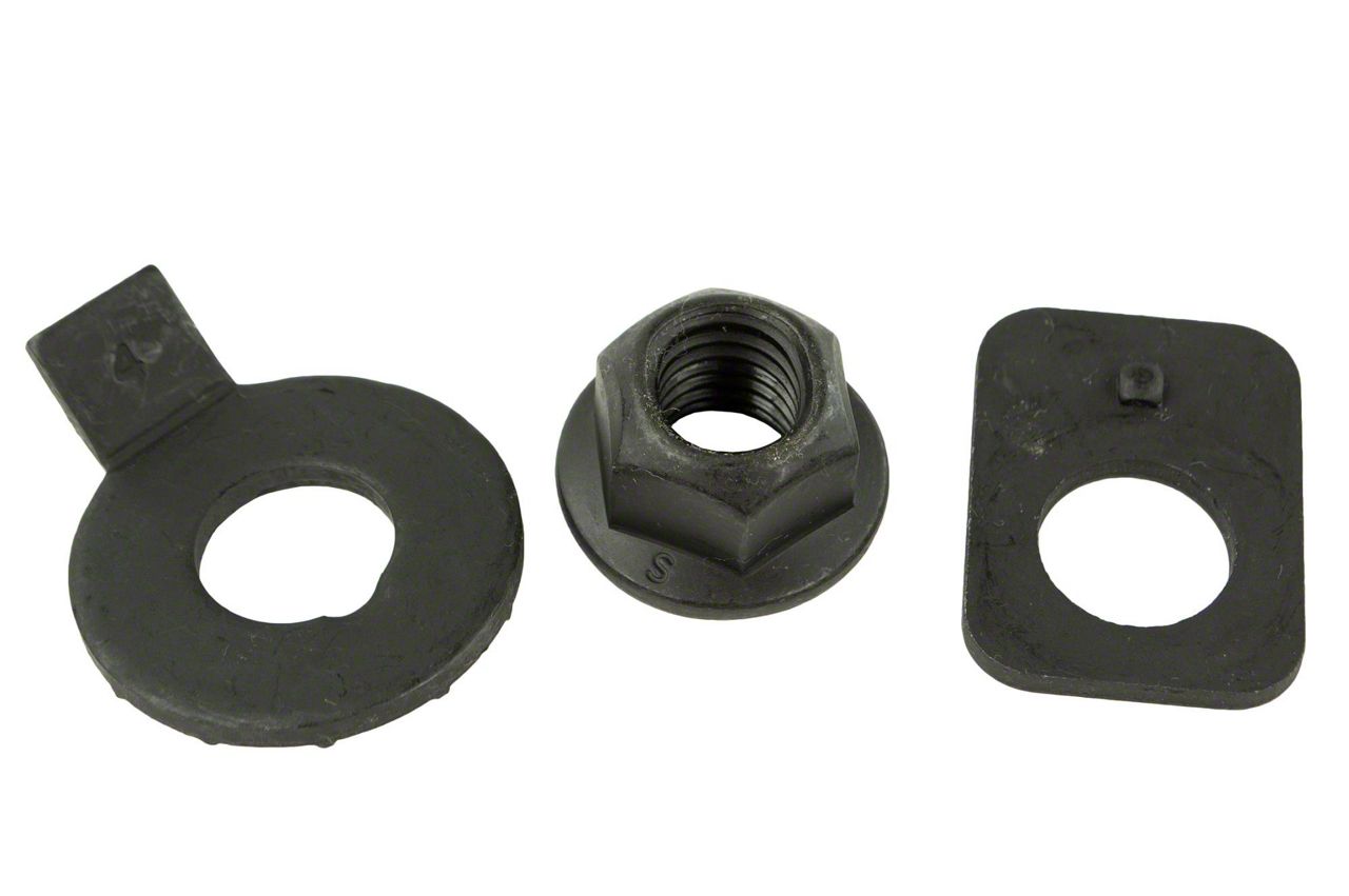 DNA Motoring Blue Front Camber Caster Plates For 1994-2004 Mustang - +/- 2.5 Degree Adjustment Alignment Kit