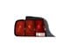 CAPA Replacement Tail Light; Chrome Housing; Red/Clear Lens; Driver Side (05-09 Mustang)
