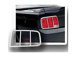 Tail Light Bezels; Chrome (05-09 Mustang)