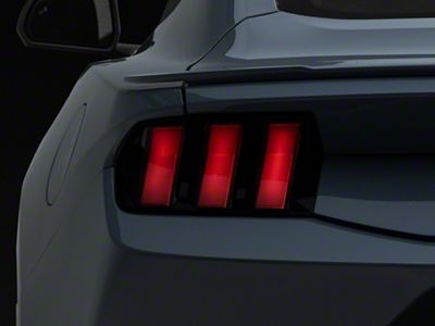 Tail Light Bezels; Smoked Tinted (24-25 Mustang)