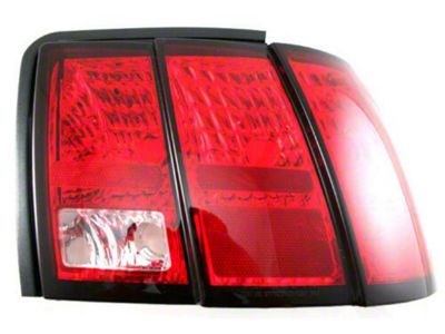 Tail Light; Black Housing; Clear Lens; Passenger Side (99-04 Mustang, Excluding 99-01 Cobra)