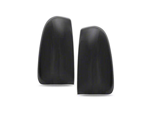 Tail Light Covers; Carbon Fiber Look (10-12 Mustang)